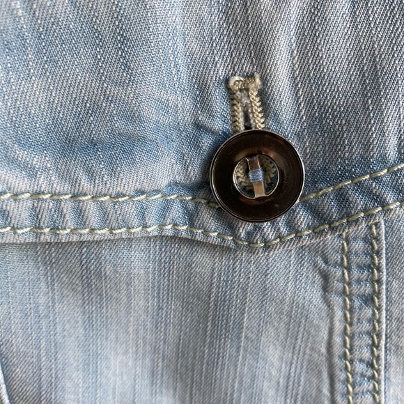 Apanage Light Blue Jean Jacket - Picture 5 of 5